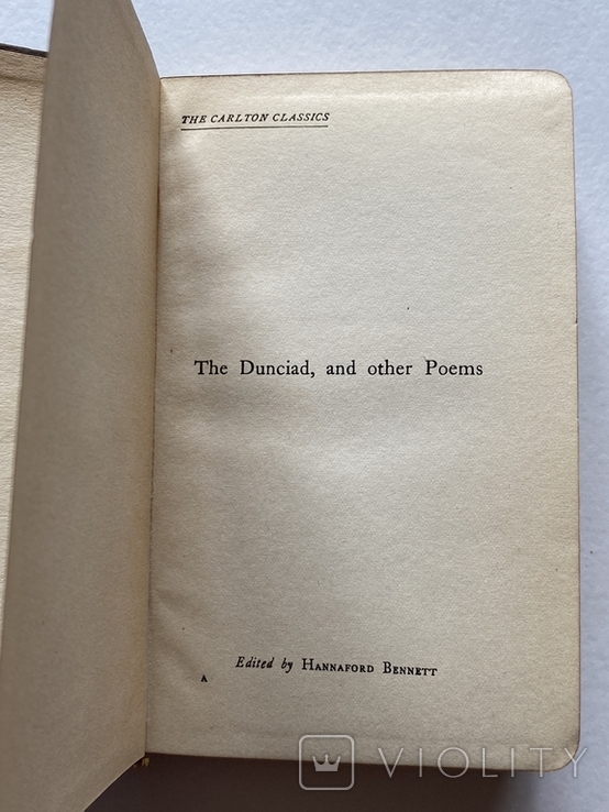 Александр Поуп Alexander Pope. The Dunciad and other Poems, London 1923, фото №5