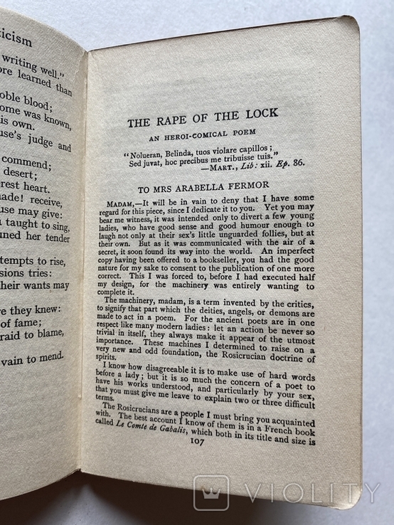 Александр Поуп Alexander Pope. The Dunciad and other Poems, London 1923, фото №11