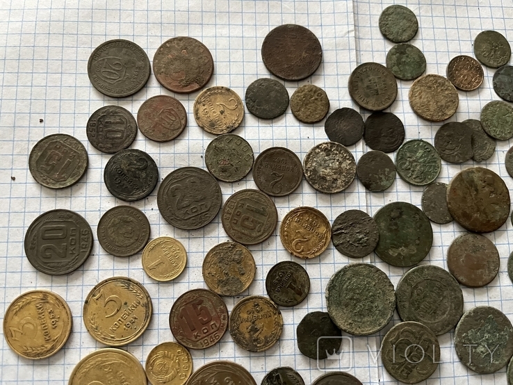 Монети копані. 82 монети, фото №3
