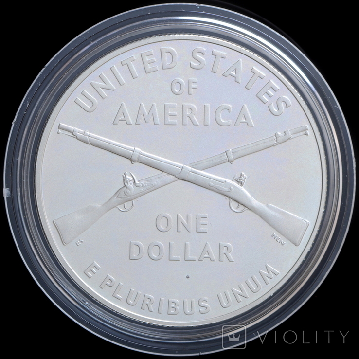 1 Долар 2012 Морський піхотинець (Срібло 0.900, 26.73г), США, фото №3
