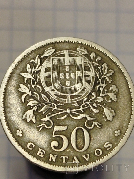 50 сентаво 1953 Португальская Республика, фото №2