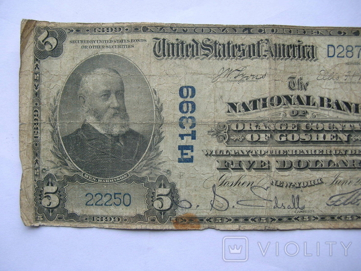 5 доллров 1905, фото №4