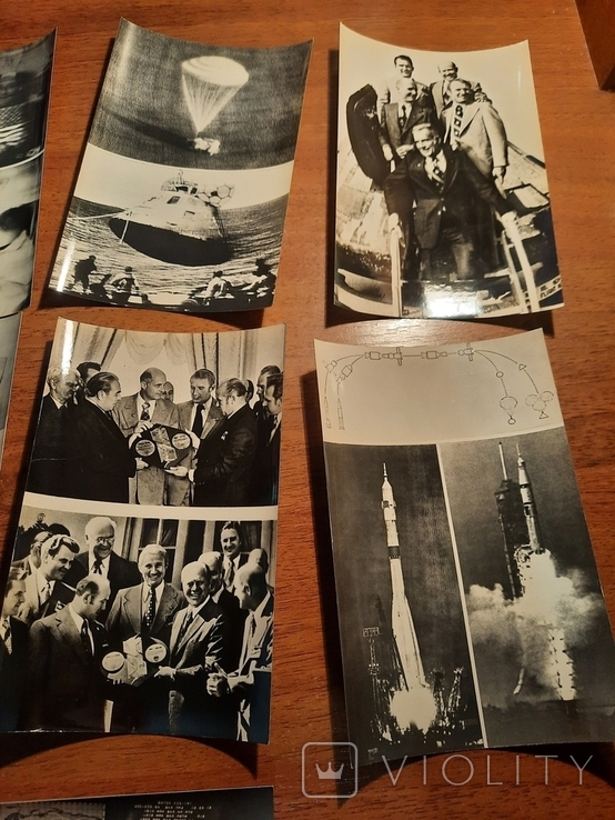 Союз Аполлон. полный комплект открыток, фото №3