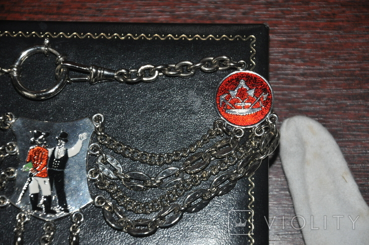 Шатлен масонский, перчатки и коробочка, фото №5