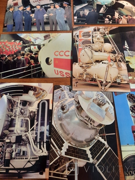 Вднх ссср, павильон " Космос ". полный комплект открыток, фото №5