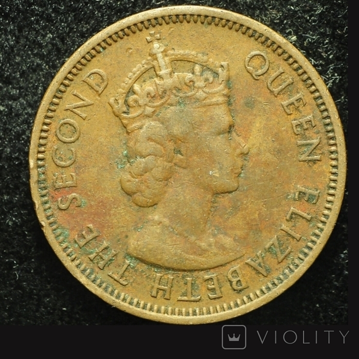 Британский Маврикий 2 цента 1959, фото №3