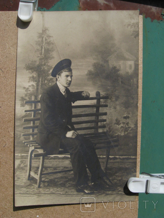 Юноша в фуражке, с тростью, г. Золотоноша, 1914 г, фото №3