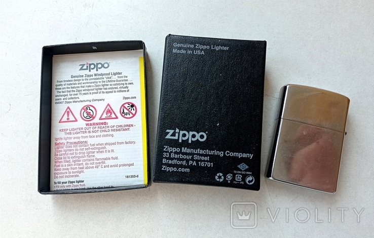 "Zippo" с коробкой, фото №4