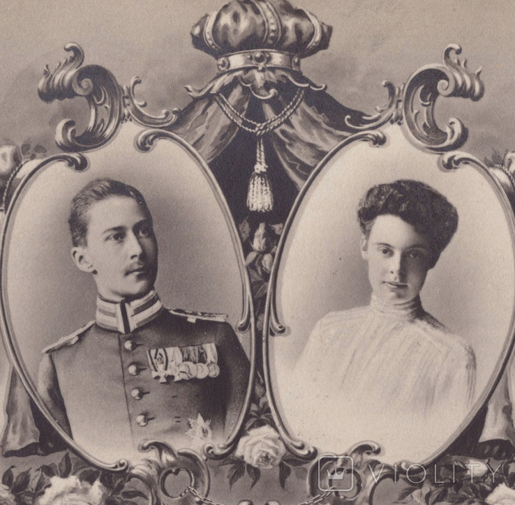 Німеччина. 1905. Кронпринц із дружиною та батьками, фото №2