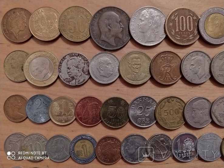 Монеты мира 100 штук без повторов №1, фото №3