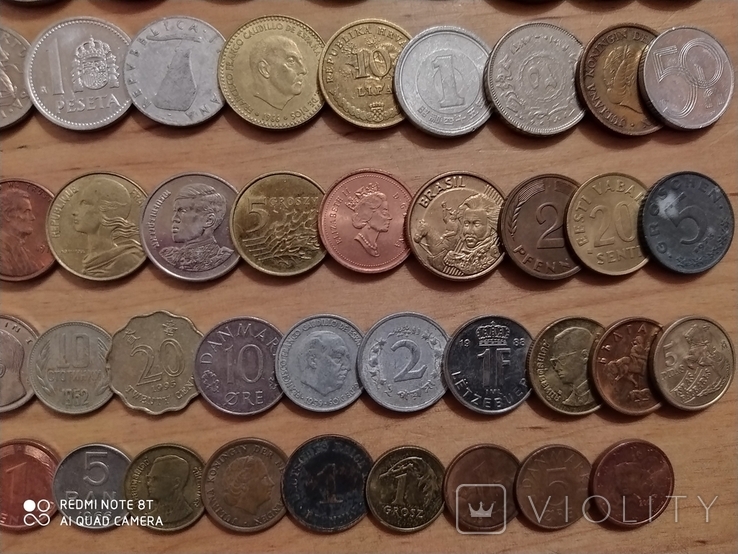 Монеты мира 100 штук без повторов №1, фото №6