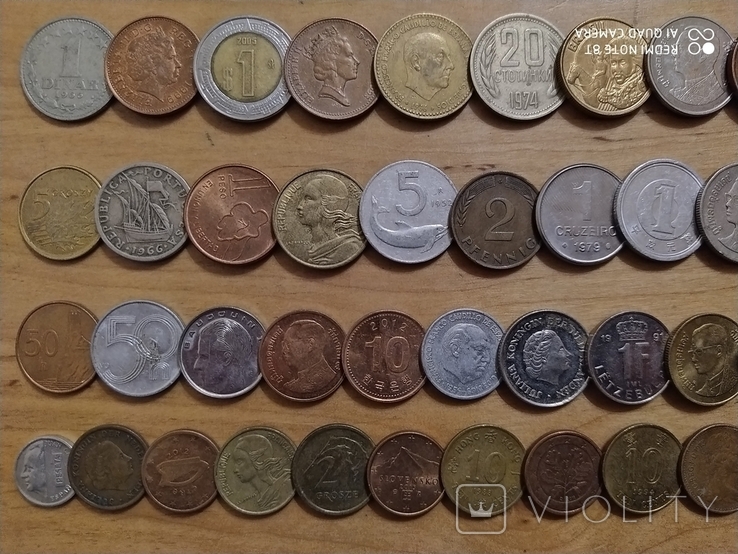 Монеты мира 100 штук без повторов №3, фото №5