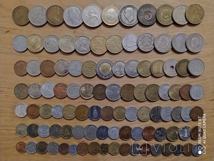 Монеты мира 100 штук без повторов №4, фото №2