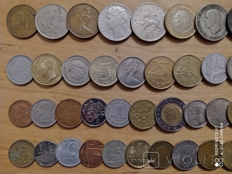 Монеты мира 100 штук без повторов №4, фото №3