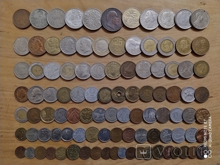 Монеты мира 100 штук без повторов №6, фото №2
