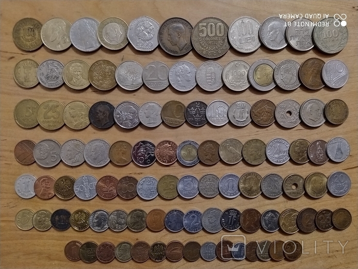 Монеты мира 100 штук без повторов №7, фото №2