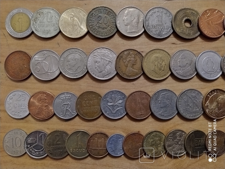 Монеты мира 100 штук без повторов №8, фото №5