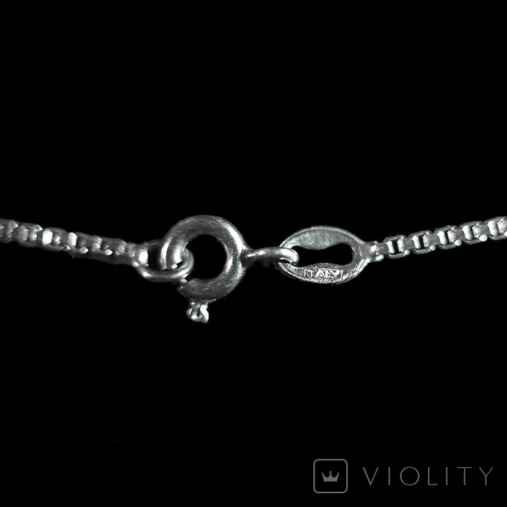 Серебряная цепочка Венецианка, 58 см, фото №4
