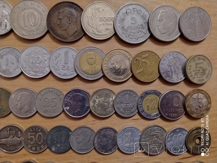 Монеты мира 100 штук без повторов №9, фото №4