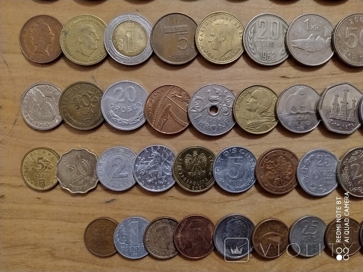 Монеты мира 100 штук без повторов №9, фото №5