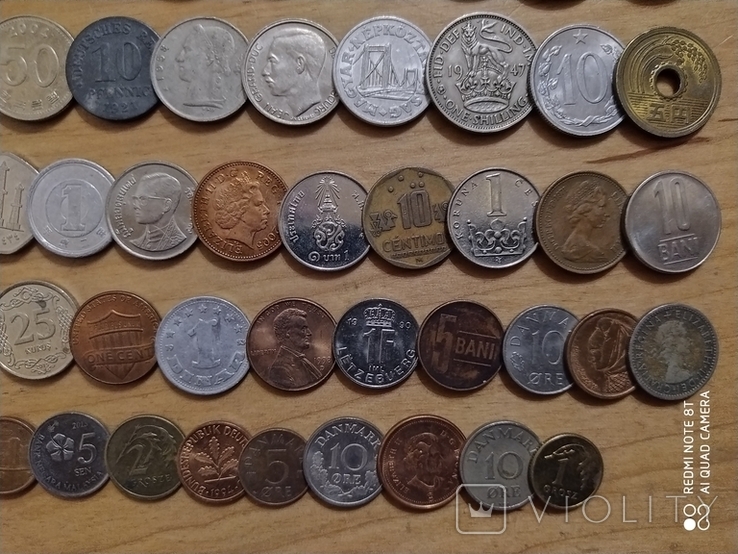Монеты мира 100 штук без повторов №9, фото №6