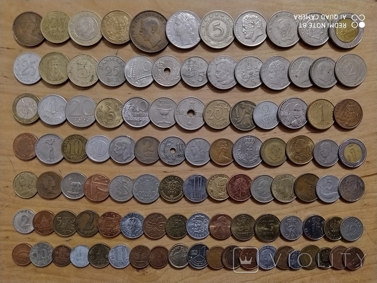 Монеты мира 100 штук без повторов №10, фото №2