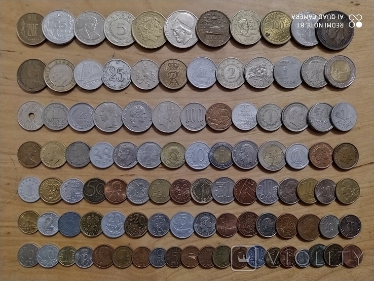 Монеты мира 100 штук без повторов №11, фото №2