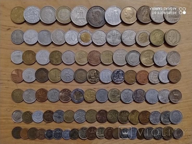 Монеты мира 100 штук без повторов №14, фото №2