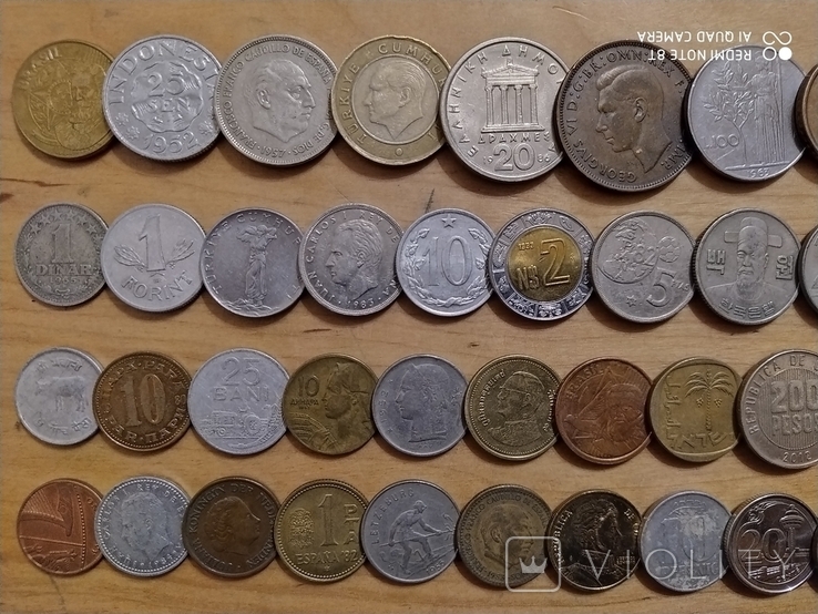 Монеты мира 100 штук без повторов №14, фото №3