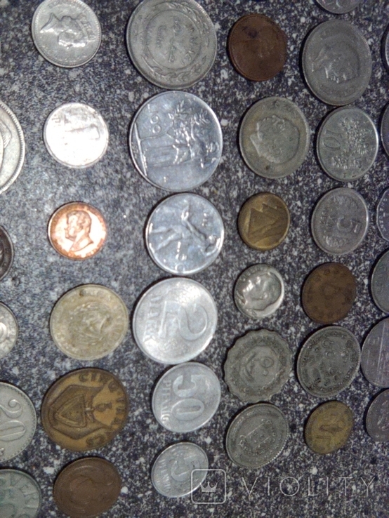Монеты мира (разные100шт), фото №3