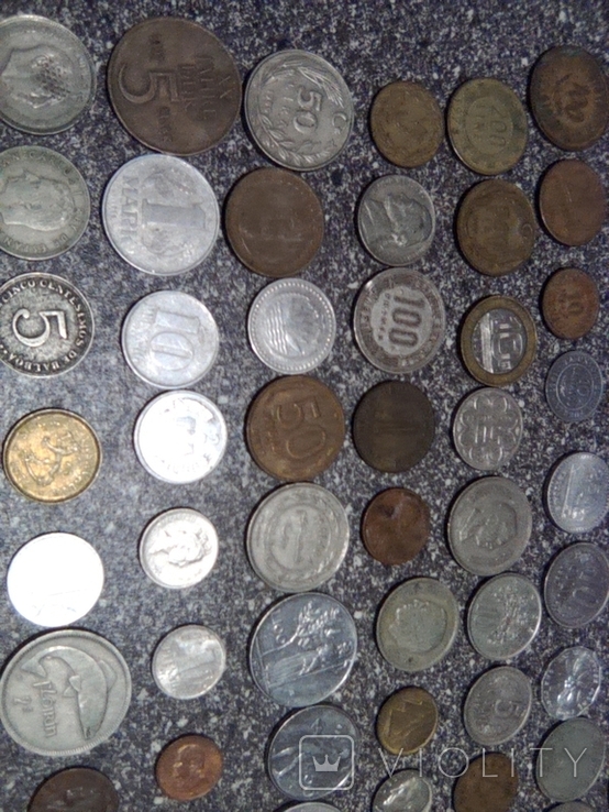 Монеты мира (разные100шт), фото №4