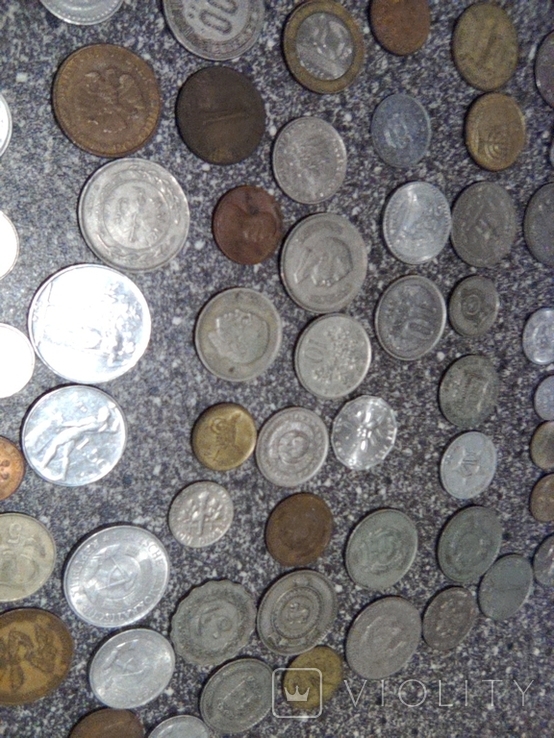 Монеты мира (разные100шт), фото №7