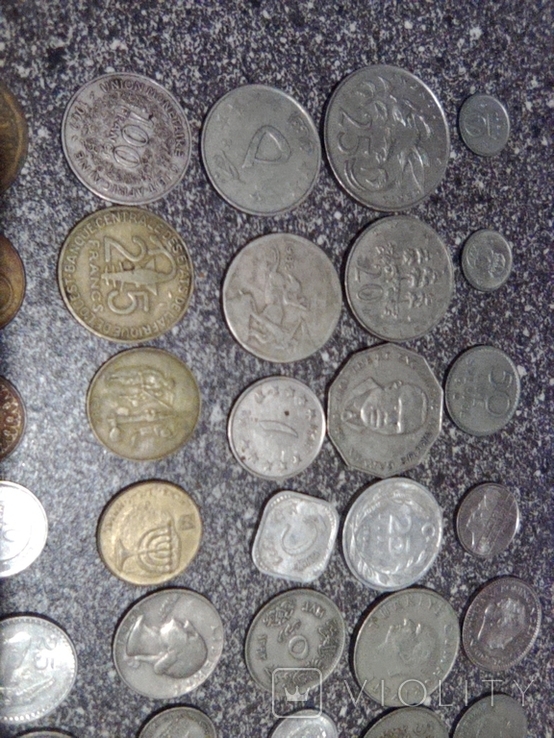 Монеты мира (разные100шт), фото №12
