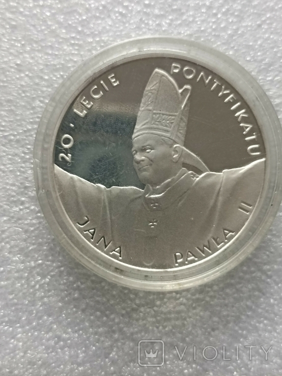 10 злотих 1998 Папа Іоанна Павла 2, фото №5