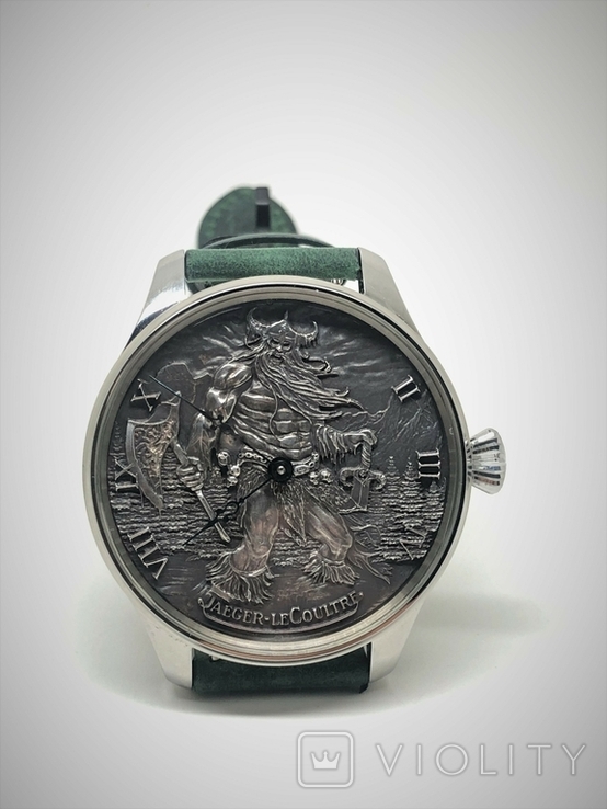 Ексклюзивний годинник Jaeger leCoutre зі срібним циферблатом, фото №2