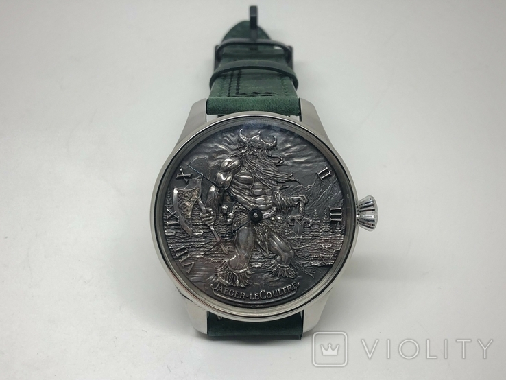 Ексклюзивний годинник Jaeger leCoutre зі срібним циферблатом, фото №6