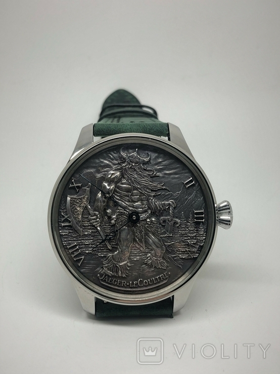Ексклюзивний годинник Jaeger leCoutre зі срібним циферблатом, фото №9