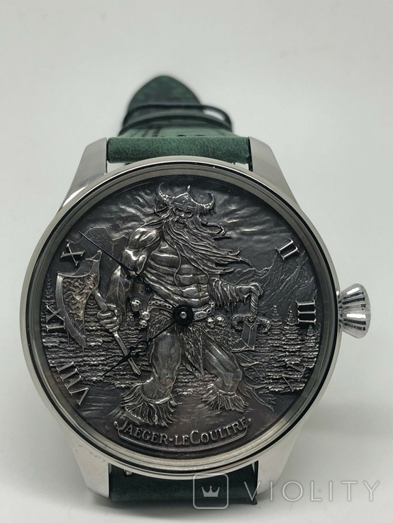 Ексклюзивний годинник Jaeger leCoutre зі срібним циферблатом, фото №10