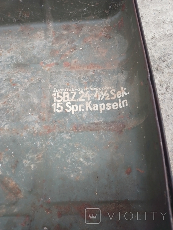 Ящик з німецьких гранат м 24 в емалях, фото №7