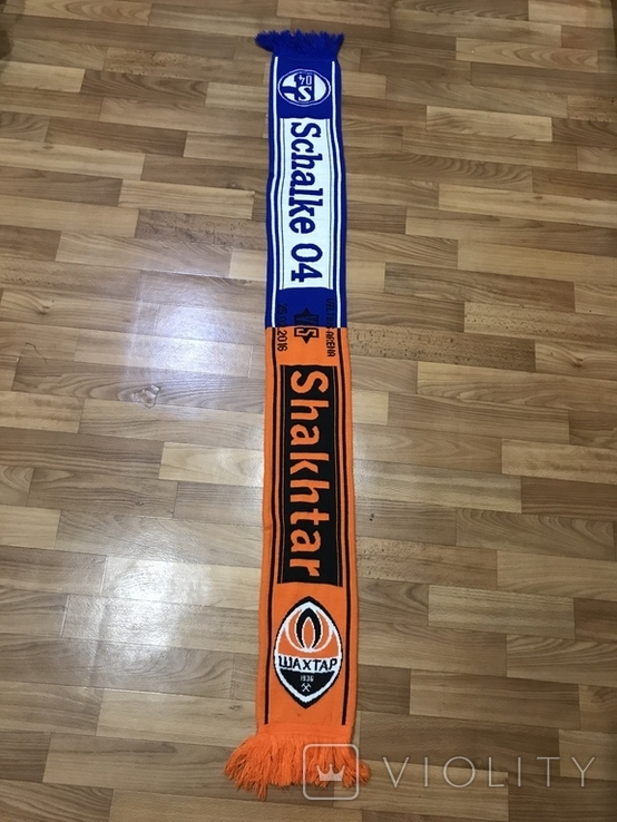 Шарф Shakhtar - Schalke 04. ЛЧ 2016г. ARENA LVIV., photo number 6