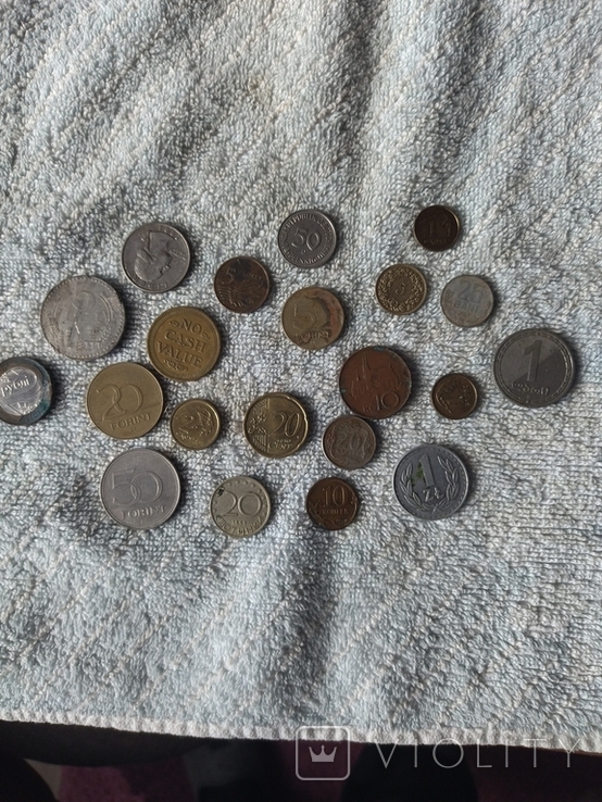 Монети світу 21штука, фото №2