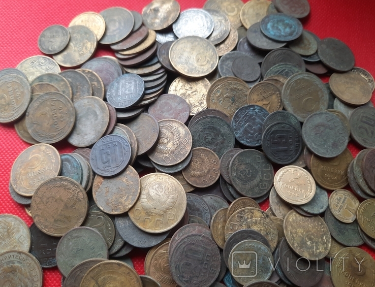 Монети 250шт, фото №4