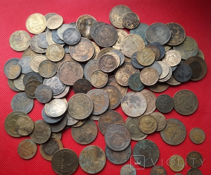 Монети 250шт, фото №8