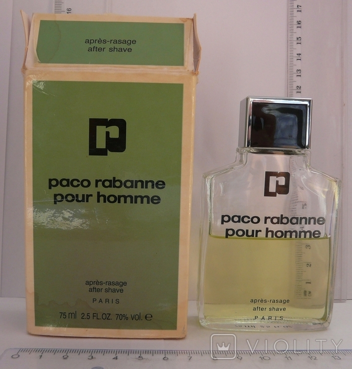 Paco rabanne pour homme 75 ml не повна одеколон після бриття, фото №2