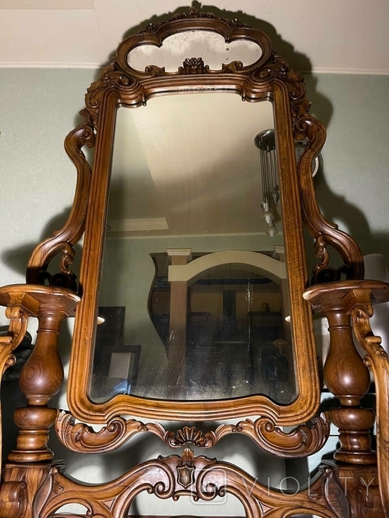 Антикварне дзеркало-псіше, фото №2
