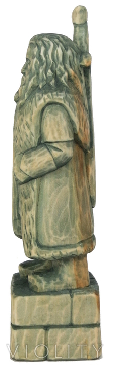 Деревяная статуэтка ручной работы гном Торин Дубощит из к/ф Хоббит, фото №7