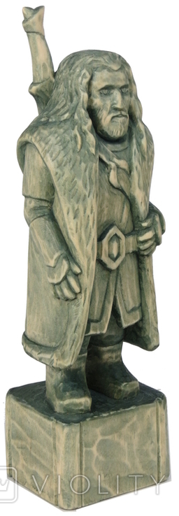 Гном Торин Дубощит из к/ф Хоббит деревяная фигурка ручной работы, фото №3