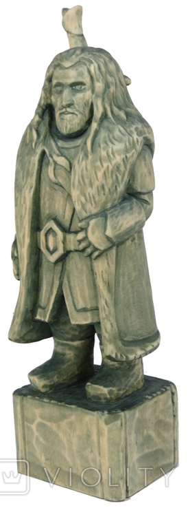 Гном Торин Дубощит из к/ф Хоббит деревяная фигурка ручной работы, фото №8