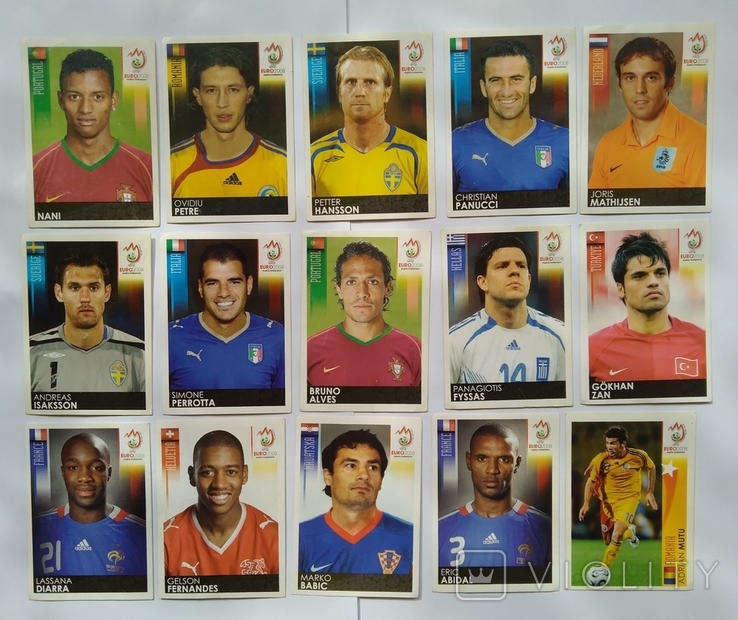 Футбольні картки Panini Ліга Чемпіонів 2007-2008,2008-2009,EURO2008 103шт., фото №12