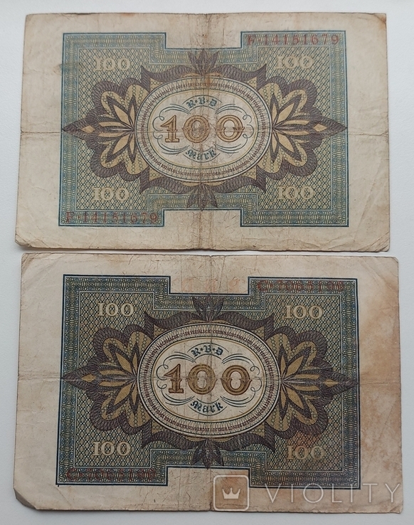 Набір банкнот старої Європи 1910 - 1932 років 6 банкнот, фото №6